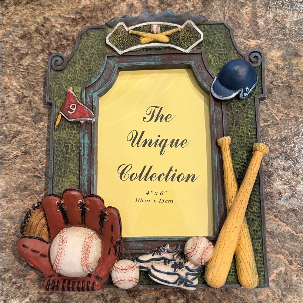 Baseball Themed Picture Frame Gift Ready